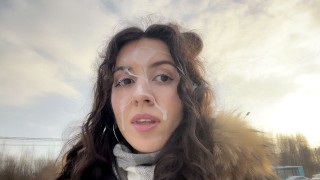 Katty West Wants To Fuck Her Boyfriend In A Car In Public One Last Time Before They Break Up