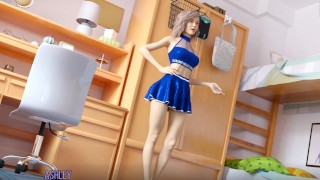 University Of Problems 49 - The Revealing Cheerleader Uniform By MissKitty2K