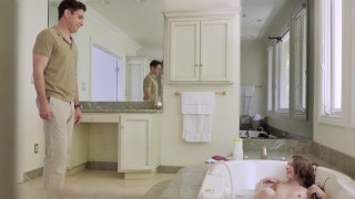 SPYFAM Step Sister Gives Big Dick Step Bro Bath Tub Sex